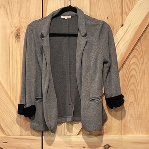 Gray blazer